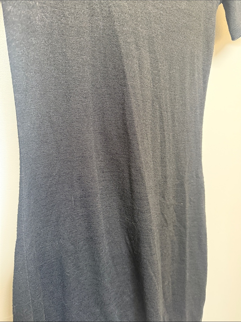 Wilfred Black Short-Sleeve Midi Knit Dress - Picture 4 of 6